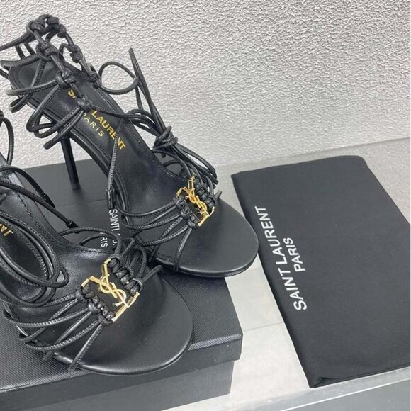 Saint Laurent Black High Heels - Picture 7 of 8